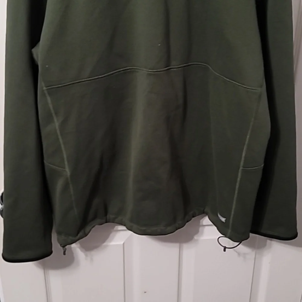 The North Face Vapor Wick Hunter Green Full Zip Fleece Jacket Men's XL‎